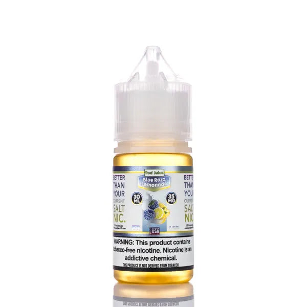 Pod Juice Salt - Blue Razz Lemonade - 30ml - Black Coral